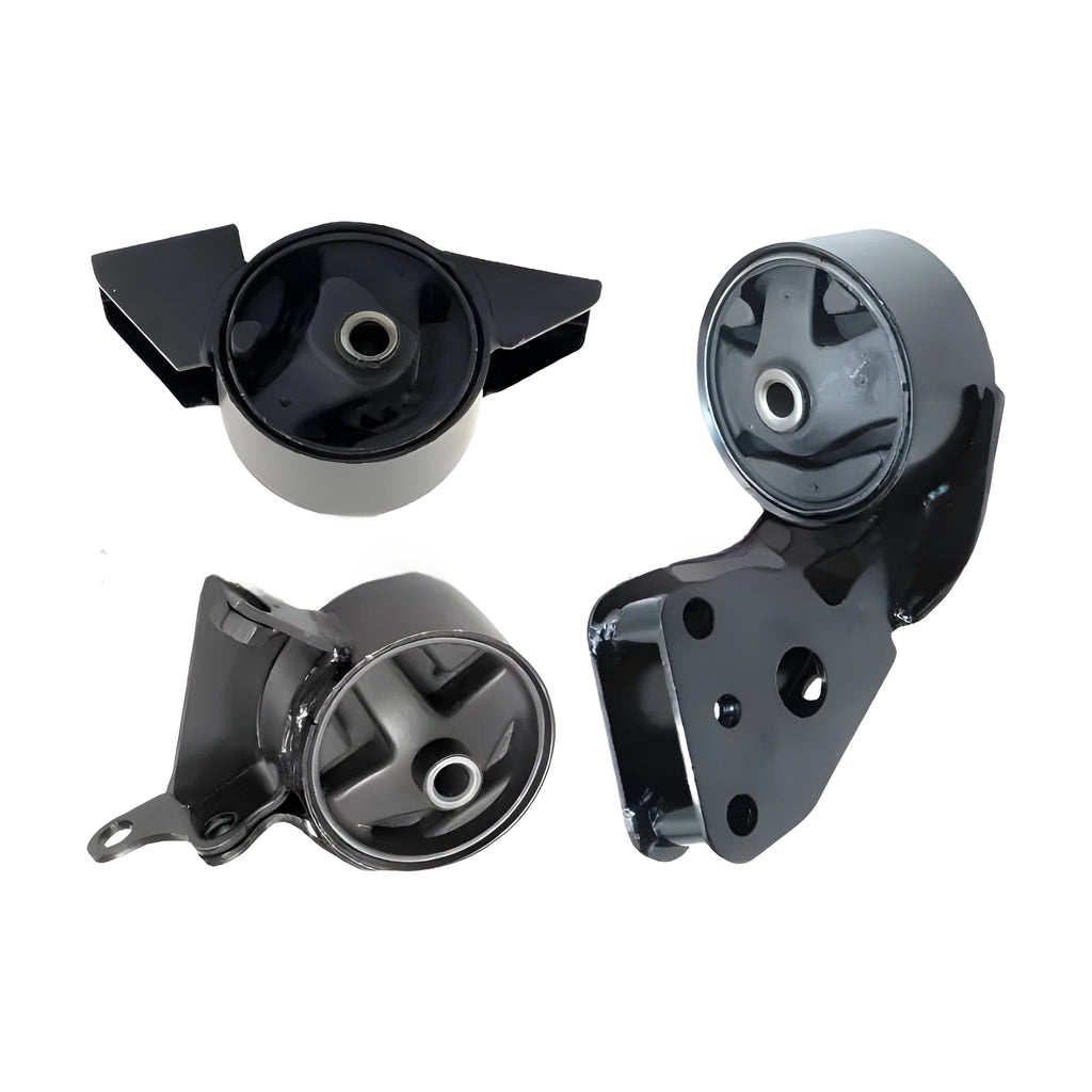 Three black alloy engine brackets for Nissan Tsuru III 1992-2018 set