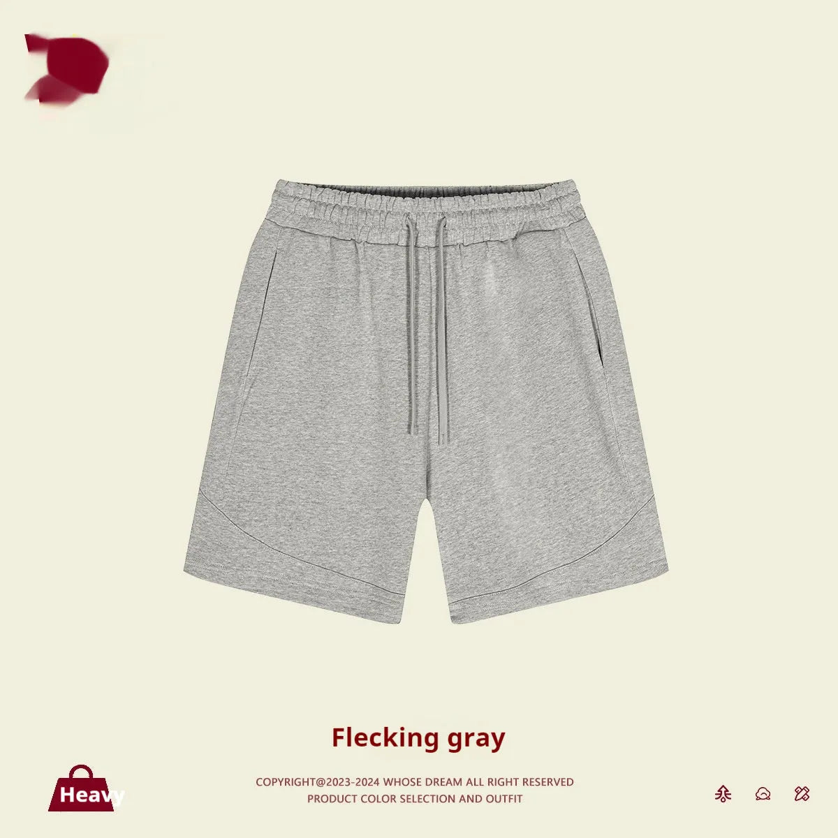 Solid colour cotton children's sports shorts in loose fit design available in multiple sizes