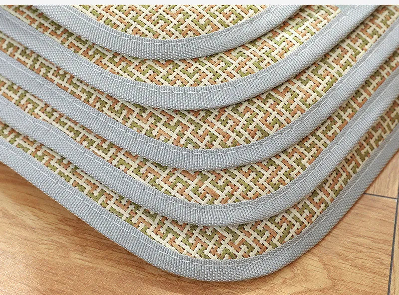 Pet Mat Dog Sleeping Non Slip Ice Cushion Summer Ice Cream Colour Available in S M L XL XXL Sizes 45x35 to 120x90 cm Rattan Mat Sponge Cloth Construction