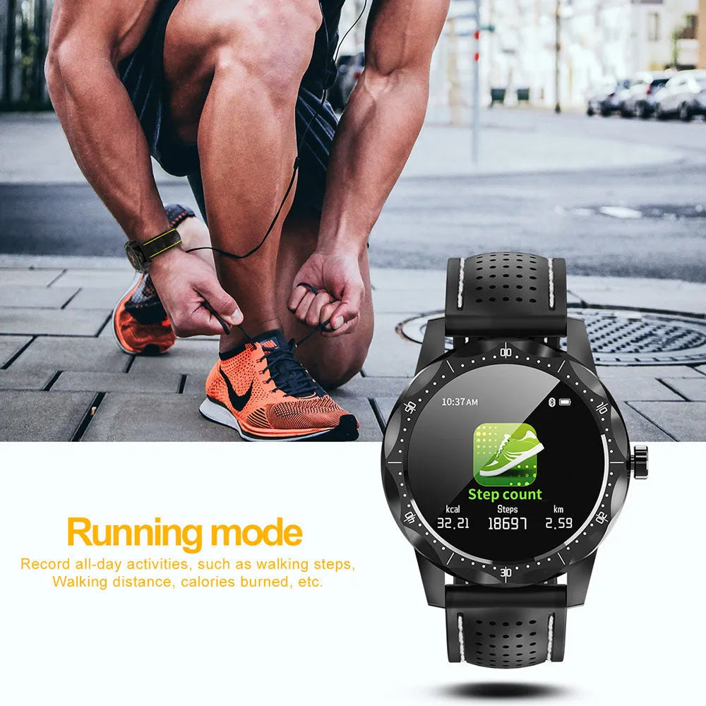COLMI SKY1 smart watch with heart rate monitoring and colour touchscreen display
