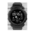 Spaceman Round FD68S smart bracelet with 144 colour TFT screen, round face, in black on wrist