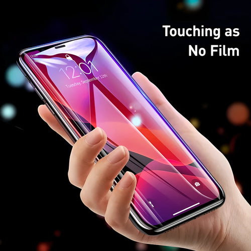 0.3mm black glass tempered film for iPhone XS 5.8 inch with applicator tool and two pieces