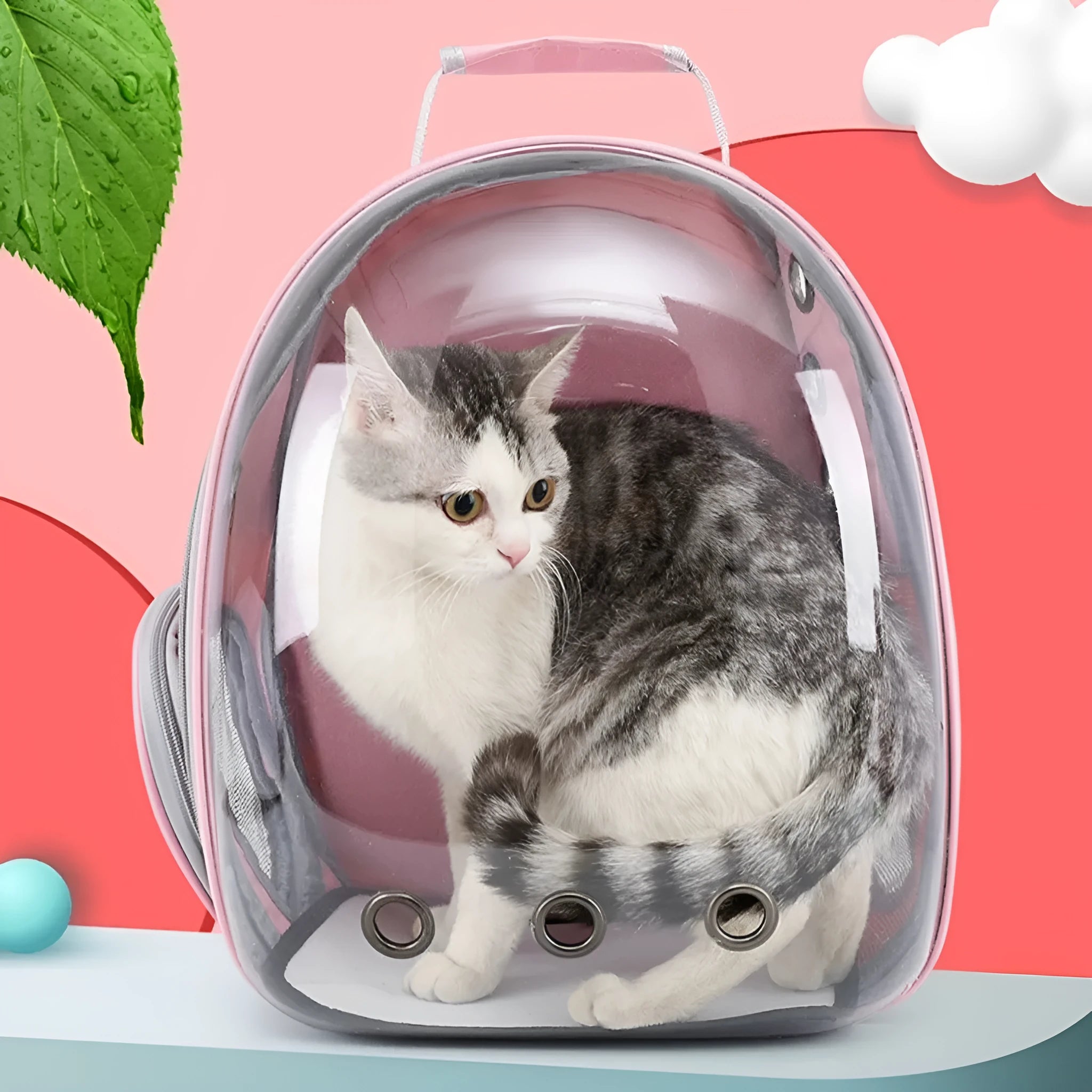 PC material cat astronaut diaper bag carrier in medium capacity with multiple colour options