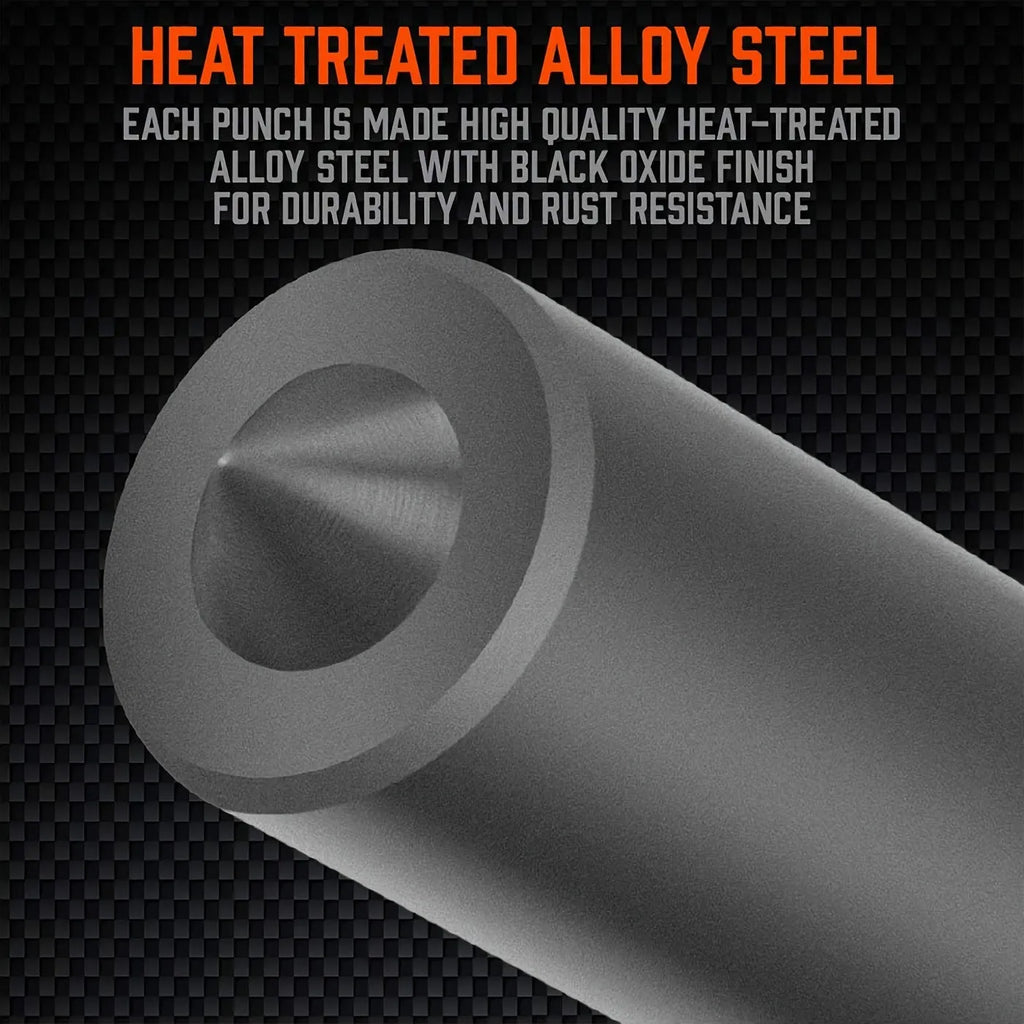 Orange alloy plastic punch needle set with metal mould accessories for textile crafts