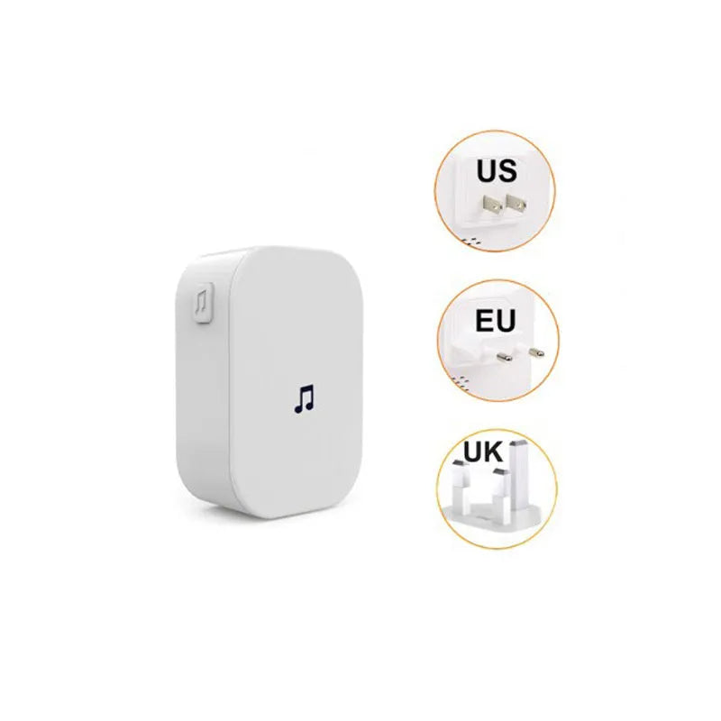 Smart visual doorbell intercom with 1080P camera and detachable 5000mAh battery for home security