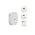 Smart visual doorbell intercom with 1080P camera and detachable 5000mAh battery for home security