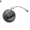 Toyota snap-type replacement fuel tank cap with plastic construction