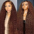 13x6 front lace wig medium long curly hair side bangs high temperature fibre multiple colours and lengths