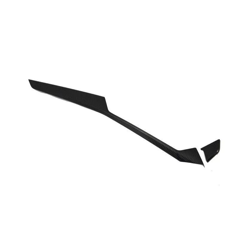 Black ABS plastic centre console trim panel for a 2019 BMW X5 interior.