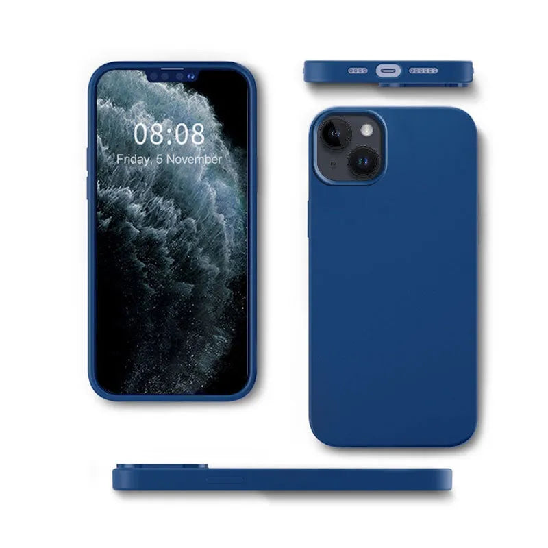 Rubik's Cube liquid silicone phone case in solid colour with texture pattern