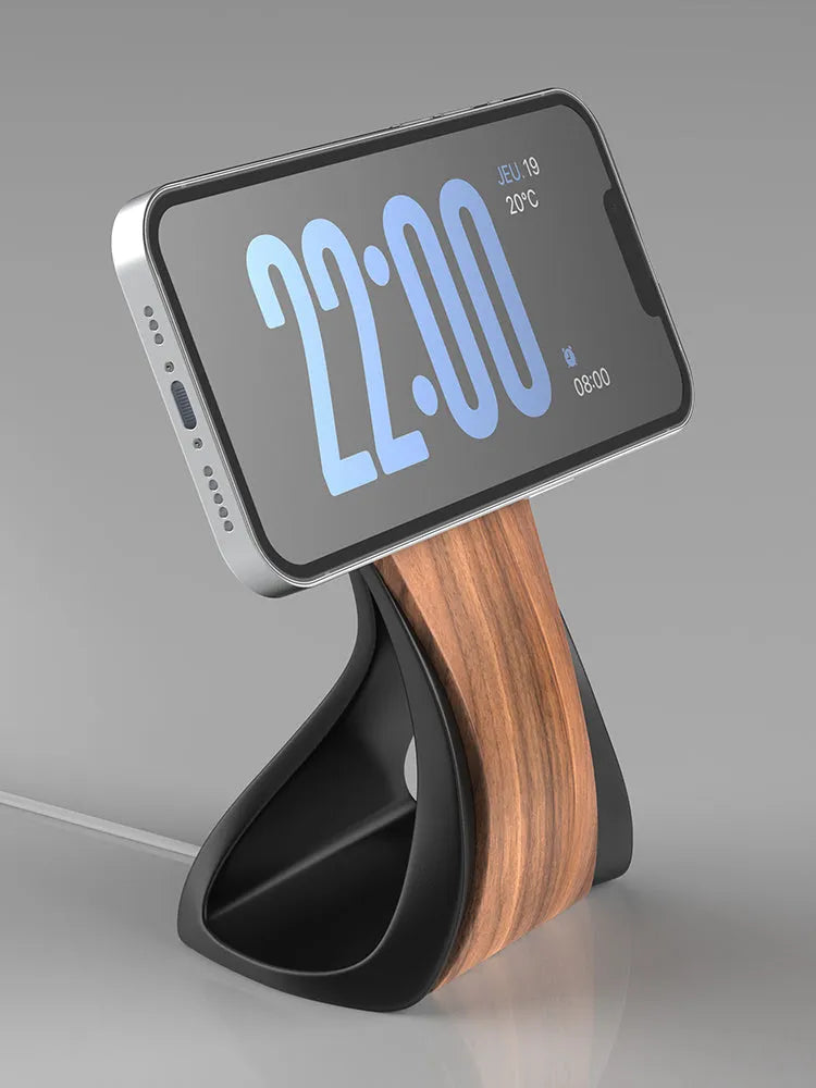 Resin wireless charging mobile phone holder, 17.8cm, 256g, J7 magnetic or wireless charger model