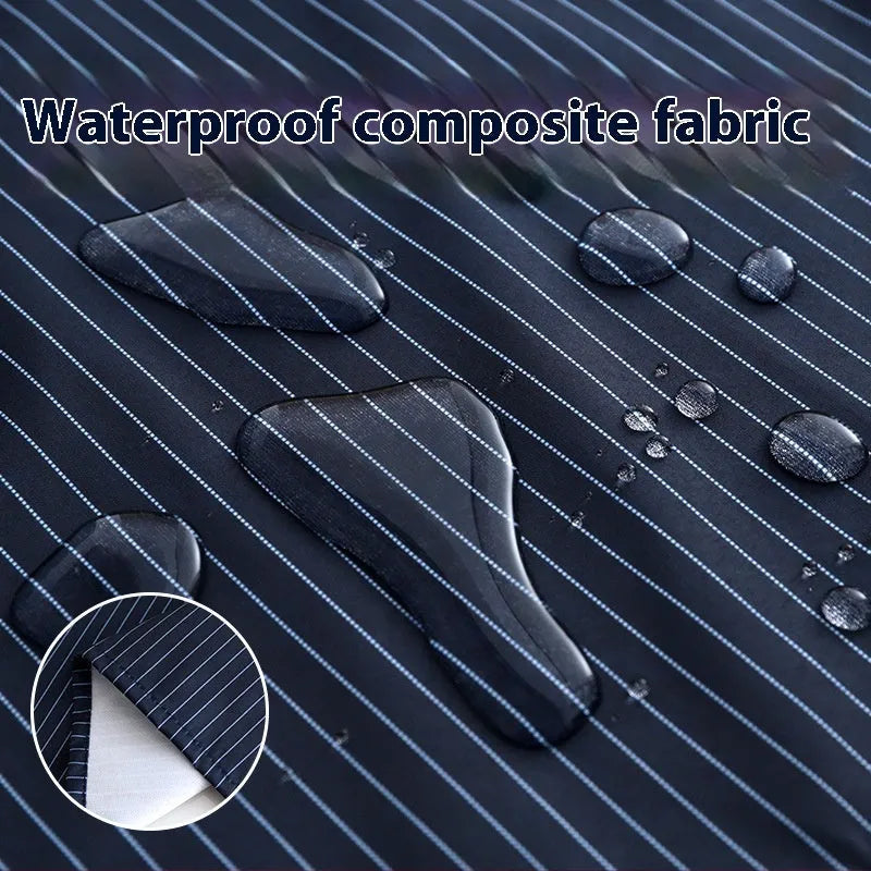 Waterproof polyester kitchen apron in multiple colour options for household cooking protection