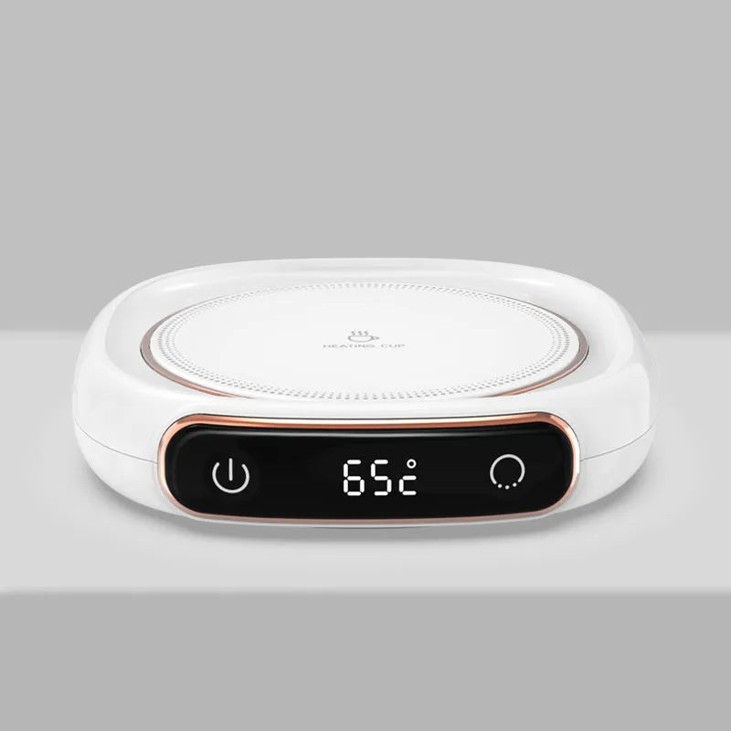 K22 constant warm coaster, 25W AC desktop warming pad for hot drinks, white pink or green colour