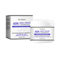 A 50g tube of anti-cracking hand and foot cream on a dry skin background.