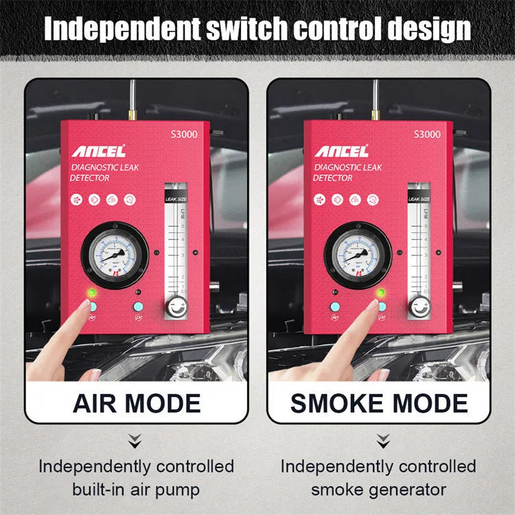 S3000 car smoke detector vacuum leak tool for automotive engine system diagnostics