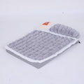 Detachable warm dog mat for large dogs in autumn and winter, shown in coffee colour