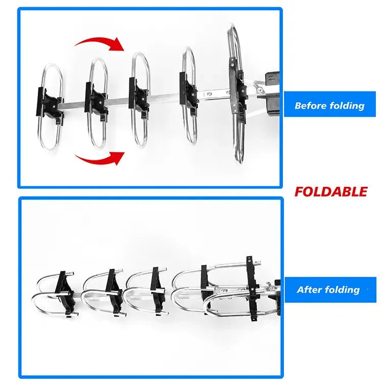 GR-1002 rotatable high gain outdoor digital television antenna receiver for 470-862MHz signal reception