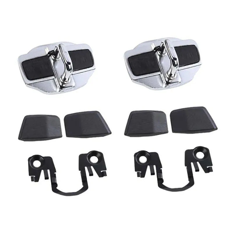 Silver TRD door lock cushions for Toyota Prius 23 with 3M adhesive backing