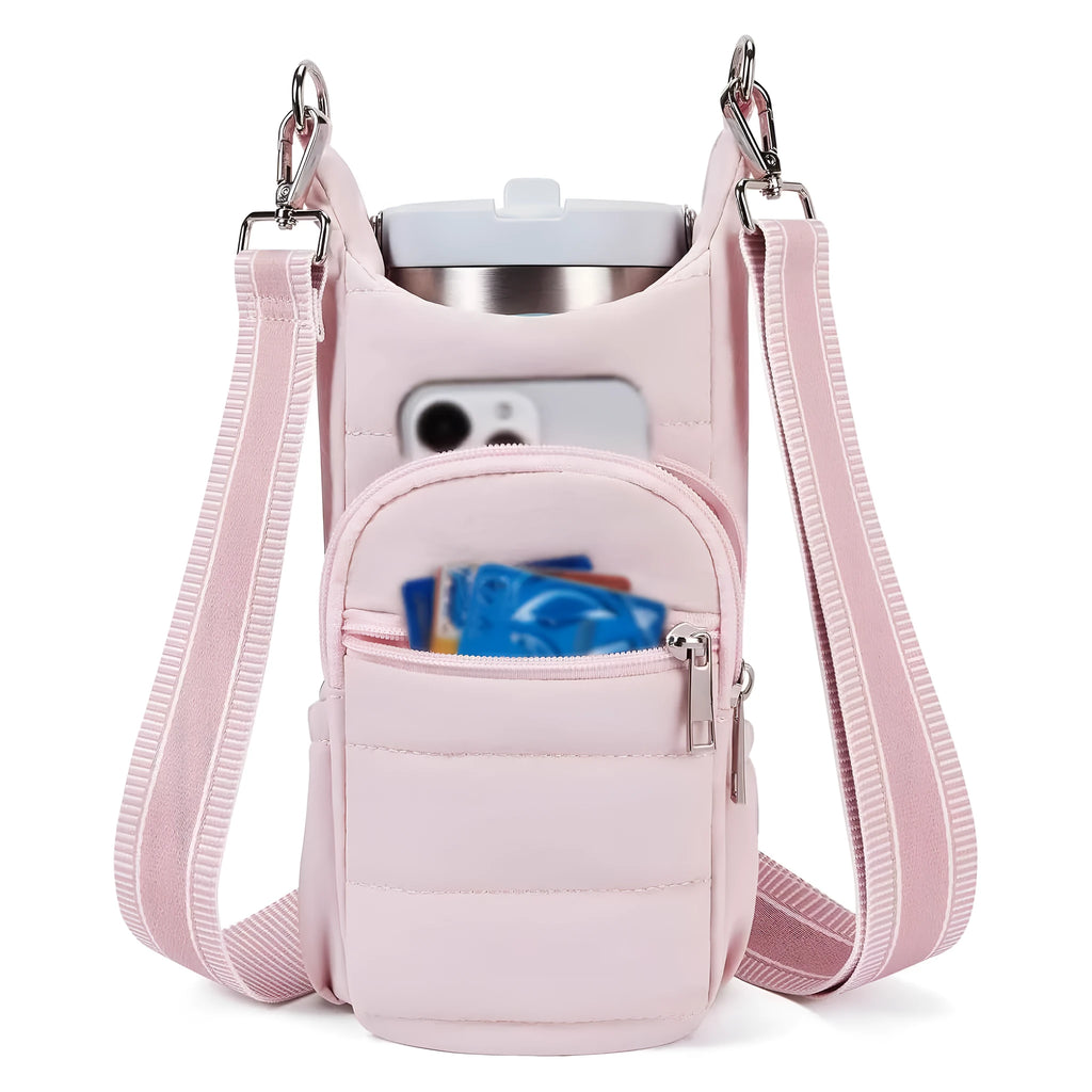 Cloth water bottle carrier bag for bicycles in modern simplicity style
