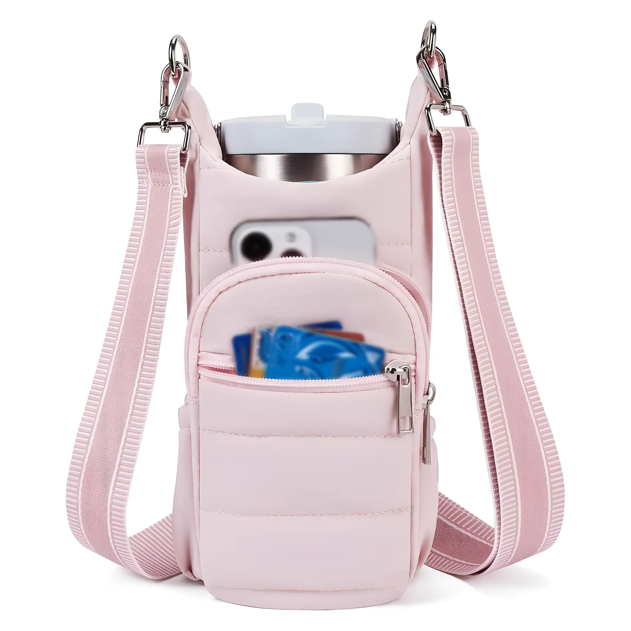 Cloth water bottle carrier bag for bicycles in modern simplicity style