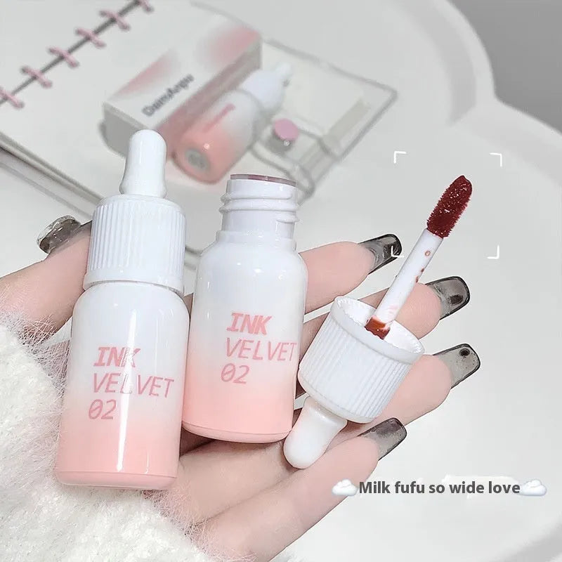 Mirror Lip Lacquer stick in 3.5g size showing shade options from the Milk Huhoo series.
