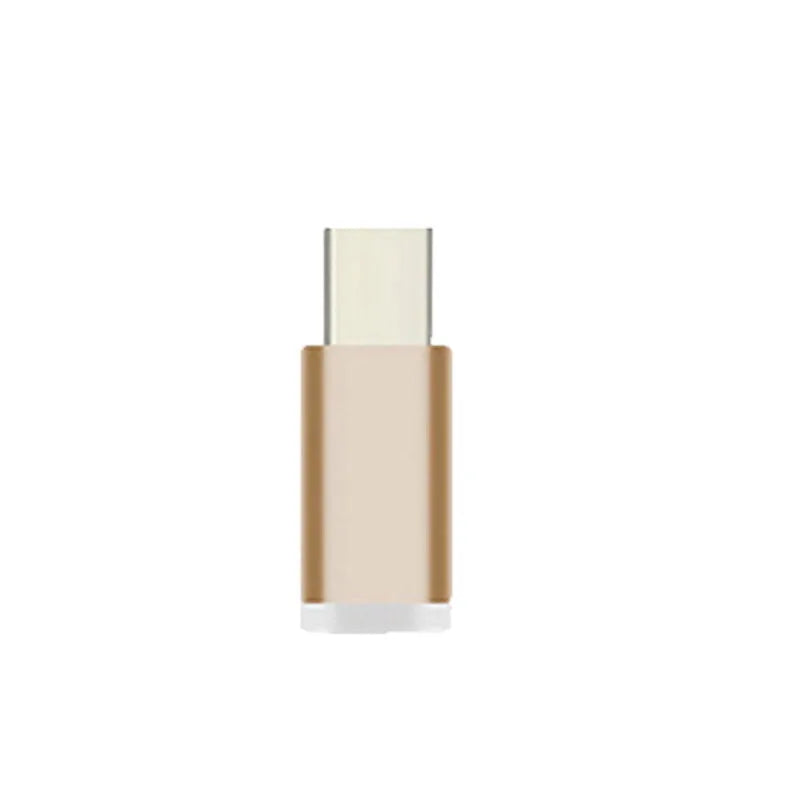Apple female to Type-C male adapter in silver for charging and syncing iPhone 8 and later