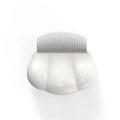 Paw soft deshedding brush for cats and dogs with rectangular blue head and silicone grip.