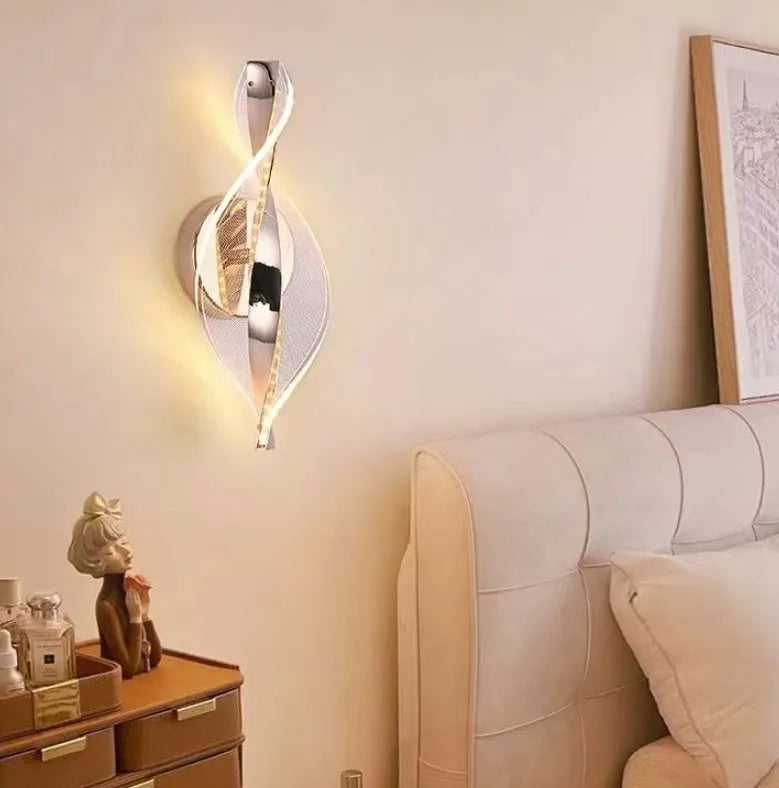 Modern minimalist Bond series wall lamp for living room TV background wall, 30x12x11cm, three light changing modes