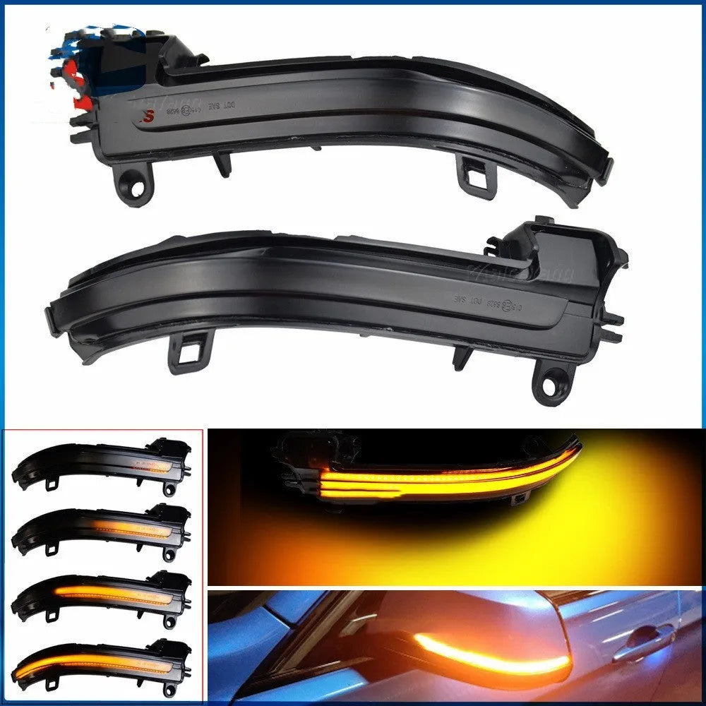 BMW LED turn signal indicator flowing single yellow light D0168 for M2 X1 3 Series