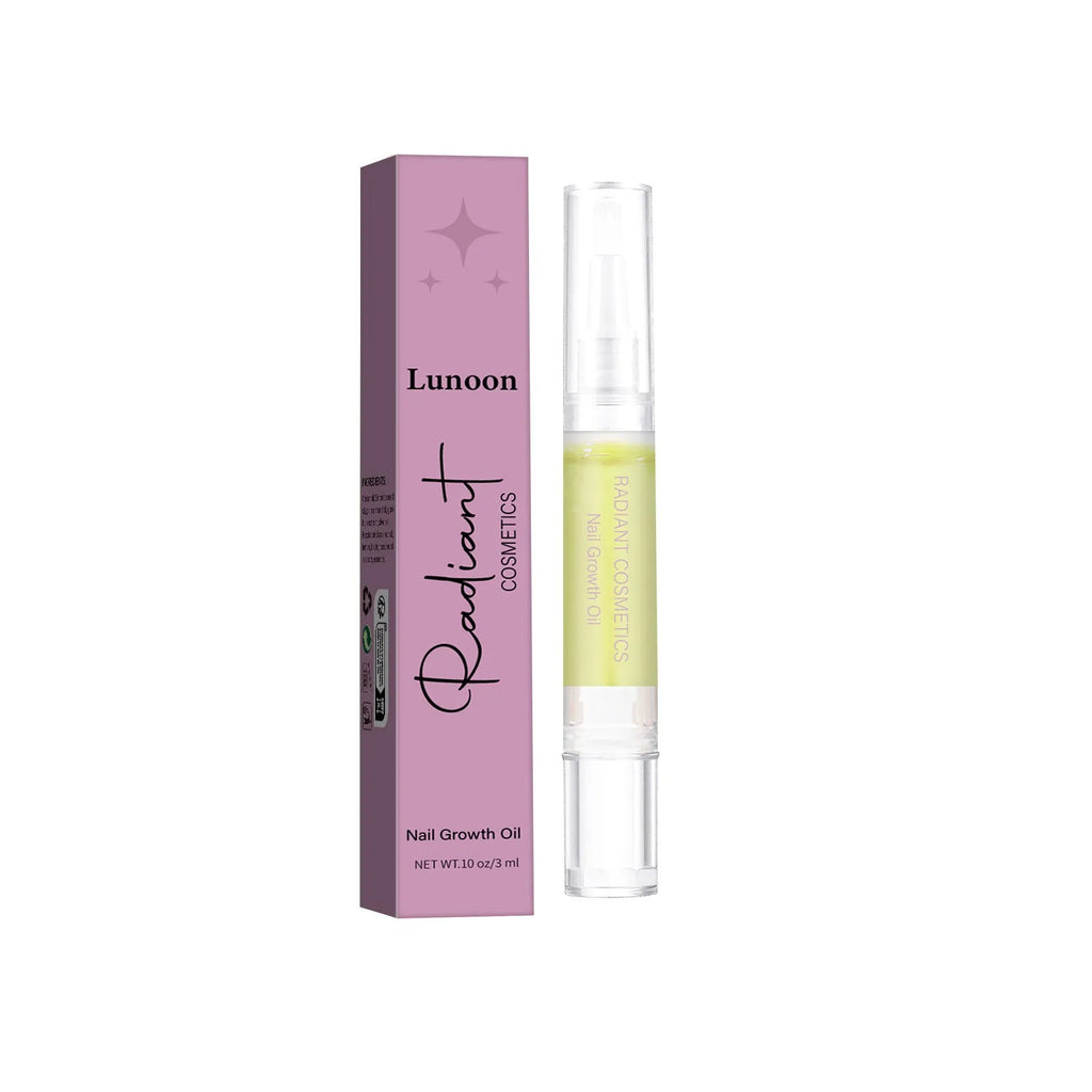 3ml bottle of wash-free nail growth and moisturising treatment oil for cuticle care.