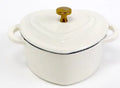 Cast iron heart-shaped enamel soup pot with lid in 11cm size available in multiple colours