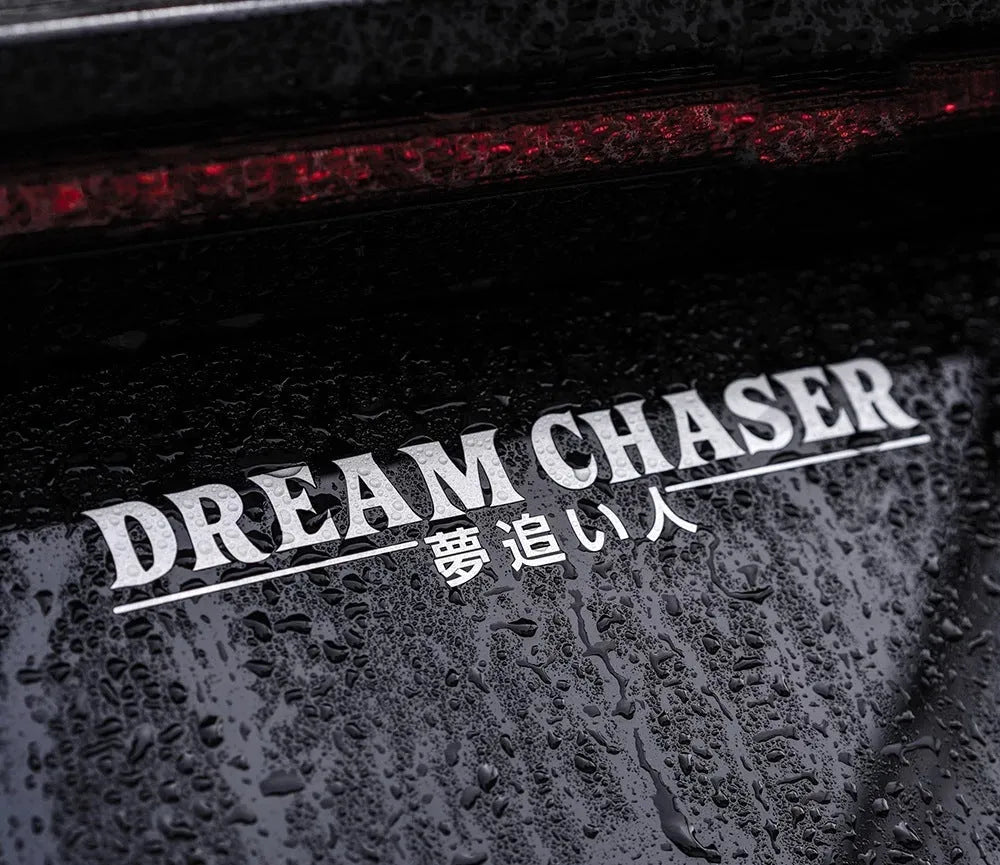40x7cm car rear window sticker with PET material and strong adhesion