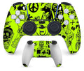 PS5 handle sticker protective sleeve with anti-slip and anti-scratch function, available in styles A to Z