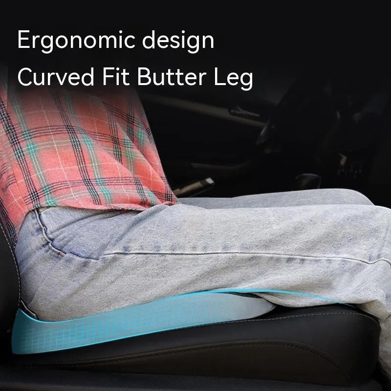 Curved bevel seat cushion in four colour options for tailbone and back support