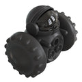 Interactive dog treat leaking toy in black – puzzle tumbler slow feeder for small and large dogs