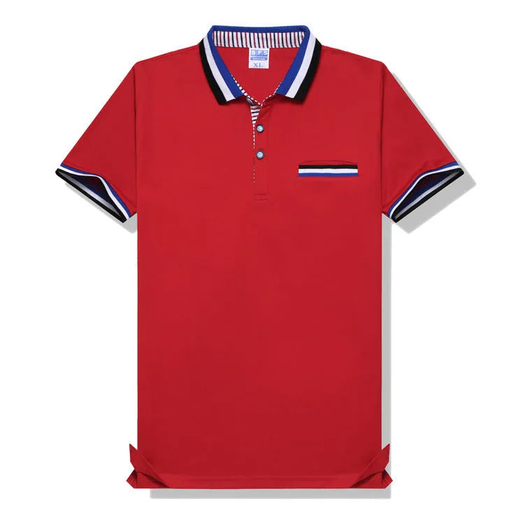 Children's combed cotton short sleeve school uniform shirt, 90% cotton, available in multiple colours, for kindergarten and primary school children.