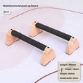 Two solid wood single parallel bars in rubber wood or beech wood, 20cm or 30cm, for home fitness.