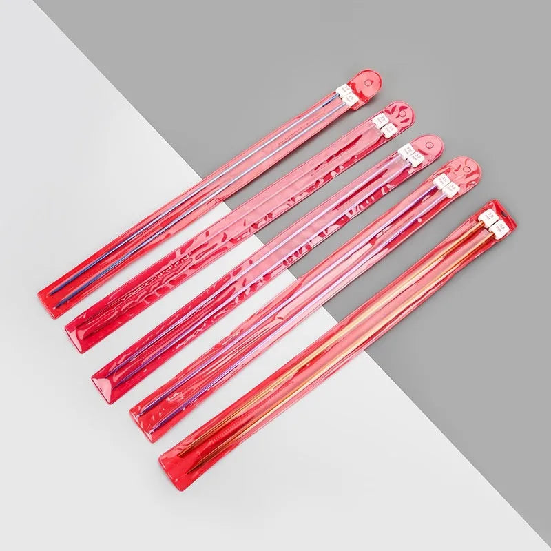 Complete crochet hook set showing multiple sizes from 2.0mm to 10.0mm with protective caps