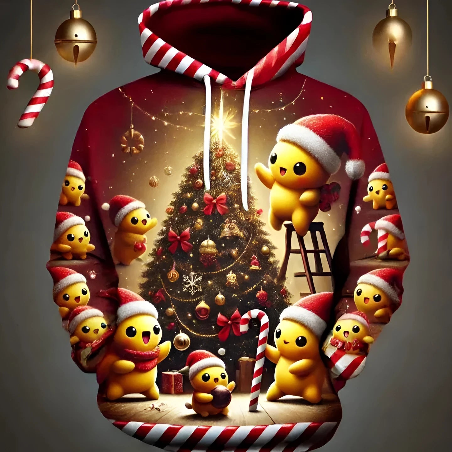 3D digital printed loose fit hoodie for teenagers in picture colour, long sleeve polyester sweatshirt