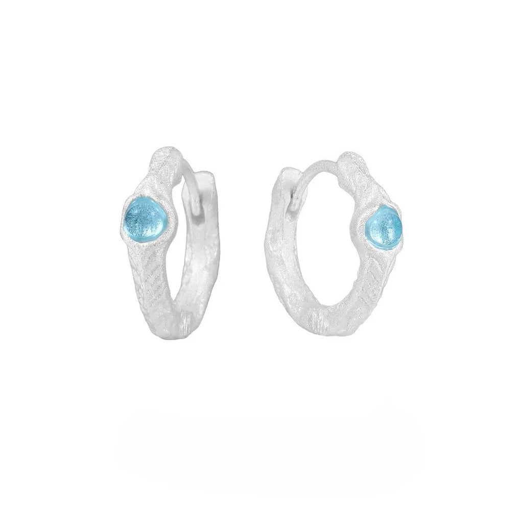 925 silver geometry ear clip with burnt silver electroplated colour and round design elements