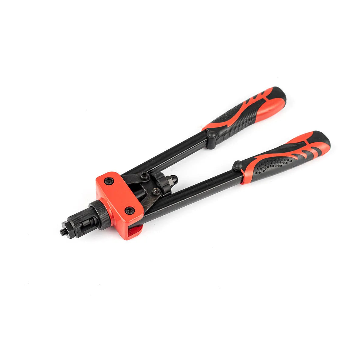 14-inch alloy pull-setter rivet nut tool with six interchangeable gun tips