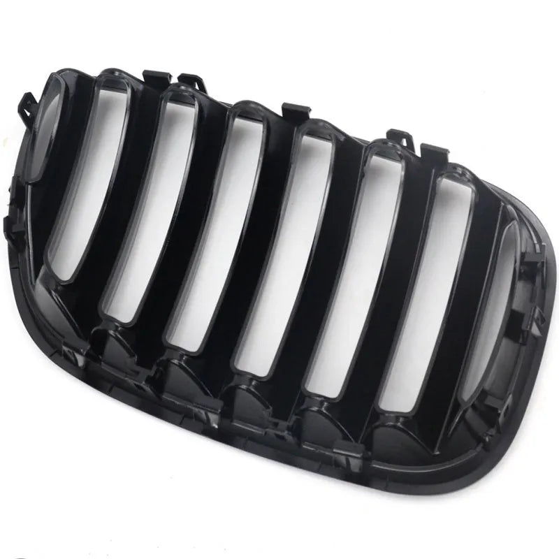 BMW X5 E53 bright black mesh grille set for 2000-2006 models front bumper replacement