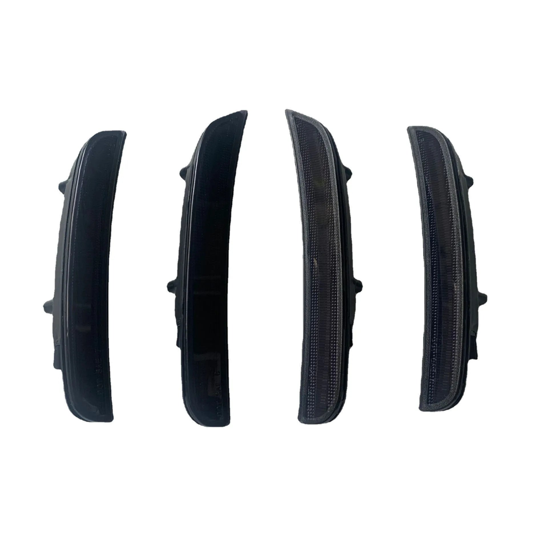 Set of four Dodge Challenger Charger side marker lights: two amber for front, two red for rear.