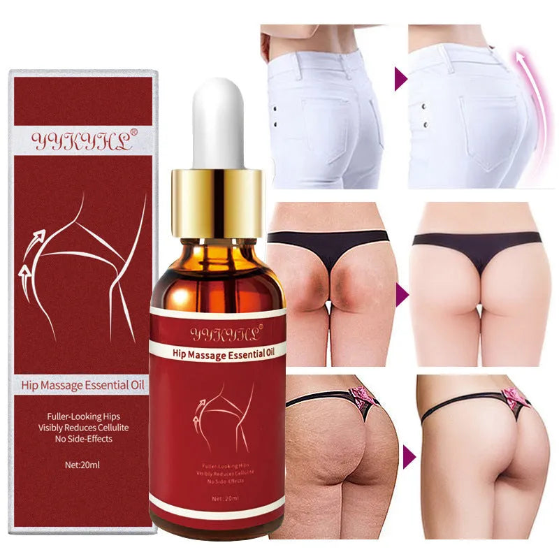 Sculpting Butt Lifting Cream Massage Oil 20ml grapeseed oil moisturising body care bottle