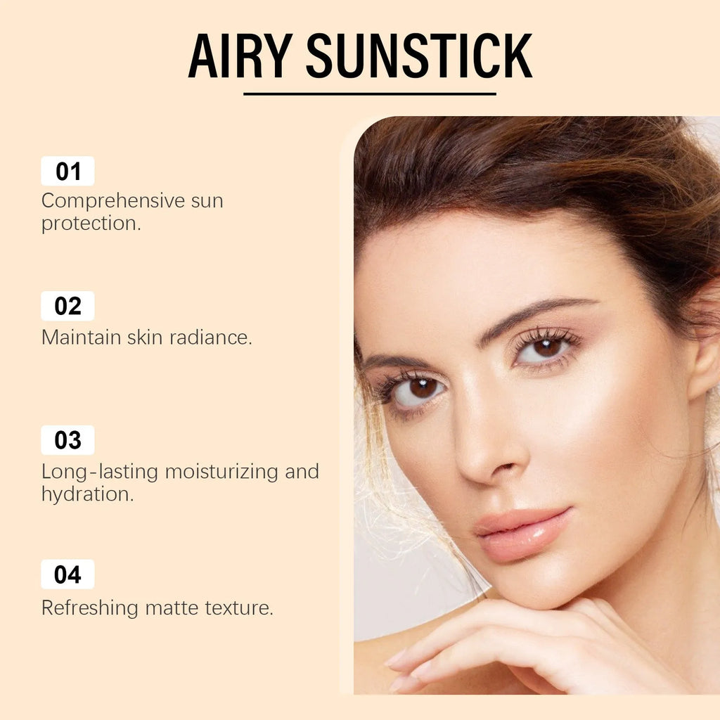 Skin Refreshing Not Oily Protective Stick with titanium dioxide sunscreen stick in 23g packaging
