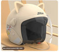 Blue winter electric bicycle helmet with attached fleece scarf and clear anti-fog visor on handlebars.