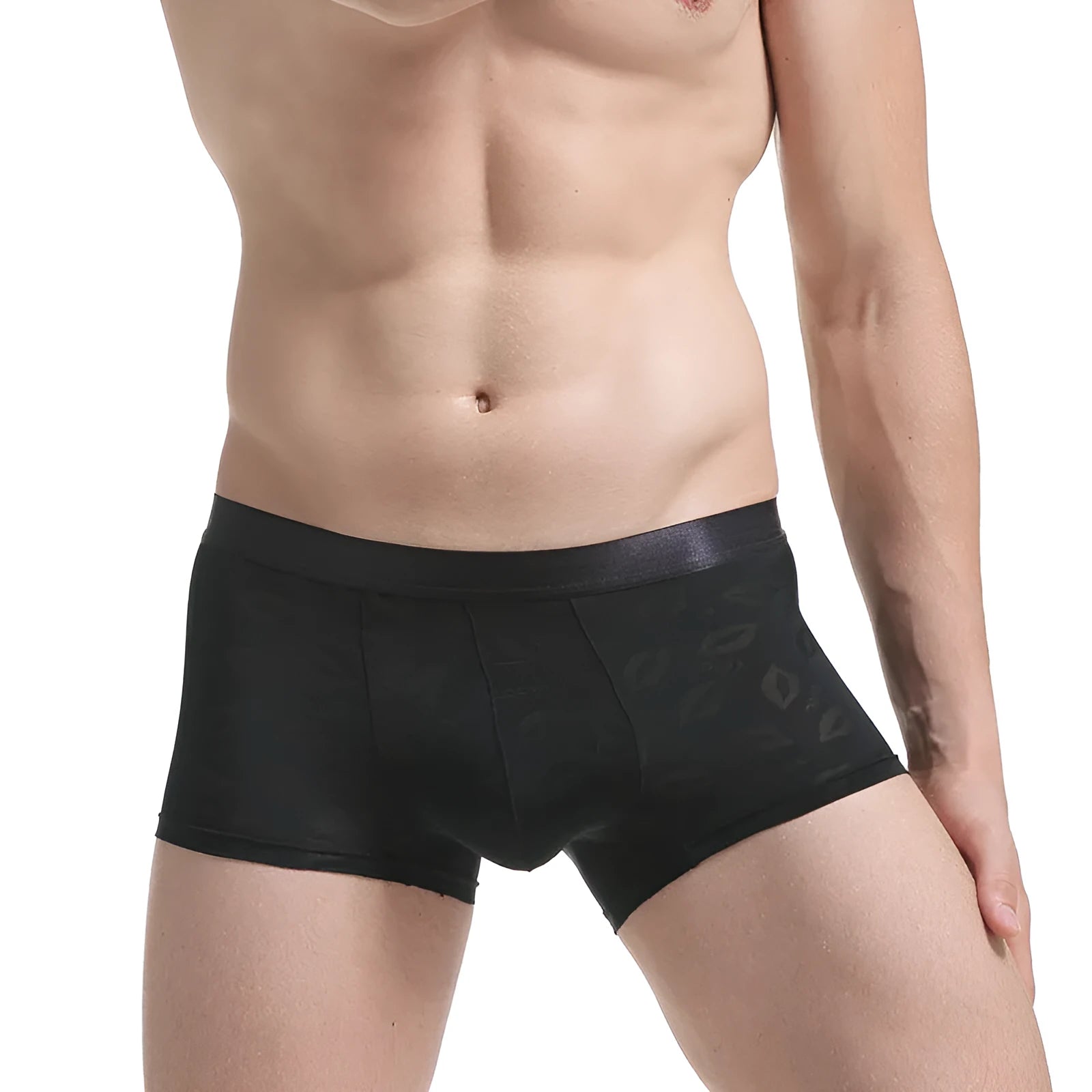 Nylon breathable sweat-absorbent boxer pants for men mid waist available in multiple colours