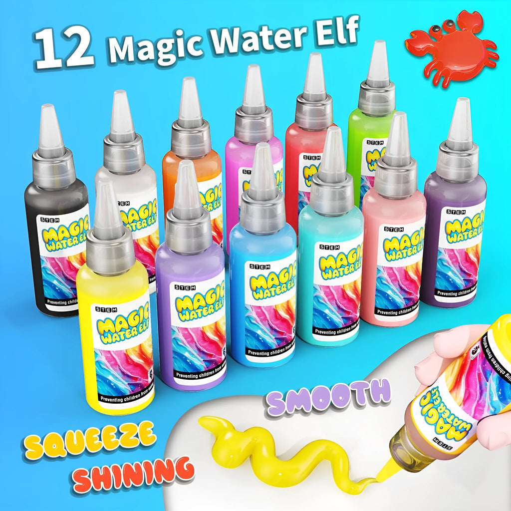 Magic Paint Vaporeon 30-piece educational toy set in blue colour box, measuring 21x15x14.5 cm