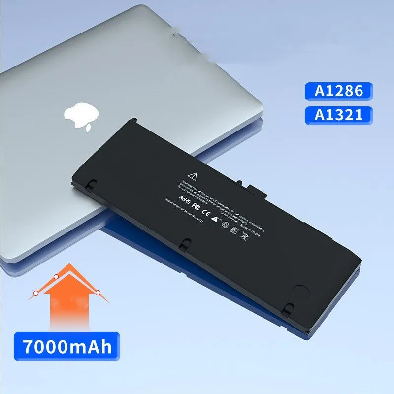 MacBook Pro A1286 A1382 A1321 replacement battery 7200mAh lithium-ion