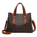 Simple shoulder messenger handbag for women in PU with retro style, medium-soft construction